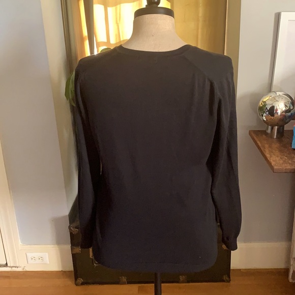 Barbour Pima Cotton Long Sleeve V neck - Picture 5 of 5